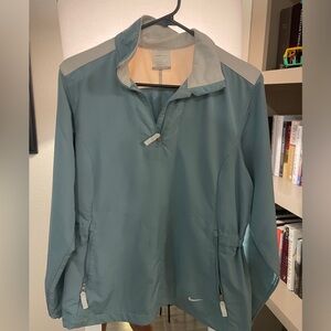Nike Women's Golf Pullover Half Zip Jacket Blue/Gray Size S RN 56323 CA 05553